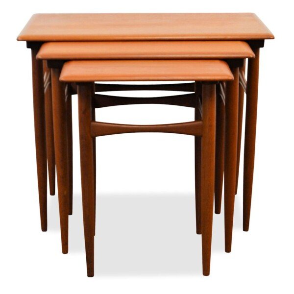 Danish modern Set of 3 Side Tables by Kai Kristiansen