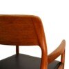 Vintage Deens design teak armleuning stoel (detail)