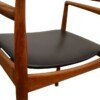 Vintage Deens design teak armleuning stoel