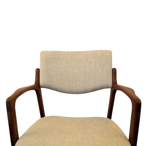 Finn Haugaard teak armleuning stoel (detail)