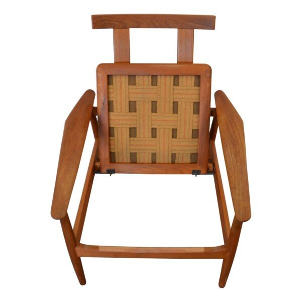 Vintage Arne Vodder FD164 teak fauteuil (detail)