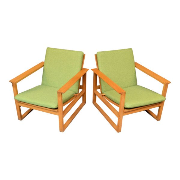 Vintage Børge Mogensen Model 2256 Lounge Chairs