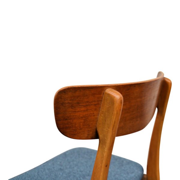 Vintage Teak/Beech Findahls Dining Chairs - detail