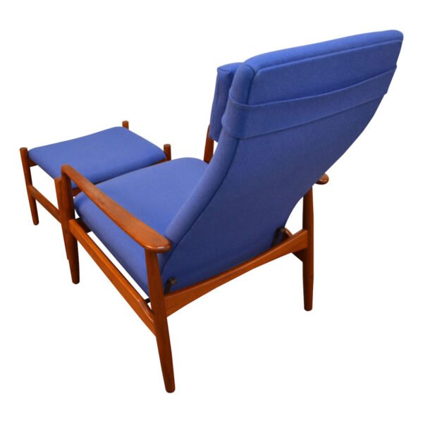 Vintage Søren Ladefoged Easy Chair & Ottoman