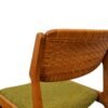 Vintage Oak Dining Chairs by Erik Buck - detail